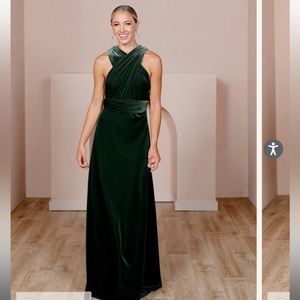 Revelry Micah Convertible Velvet Dress